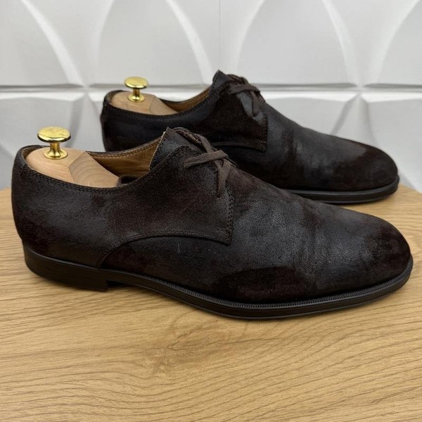 Men Jimmy Choo Heels Brown Suede 44