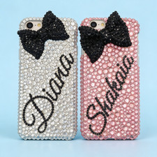 Bling Shine Personalized Name Custom Soft Sparkly Phone Cover Case For Optus