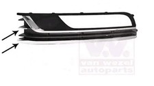 VAN WEZEL Lüftungsgitter Grill Stoßfänger für VW Passat Variant (365) mit Chrom