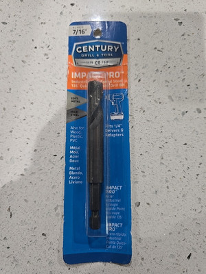 Century Drill & Tool 7/32'' Impact Pro High Speed Steel Drill Bit 24614