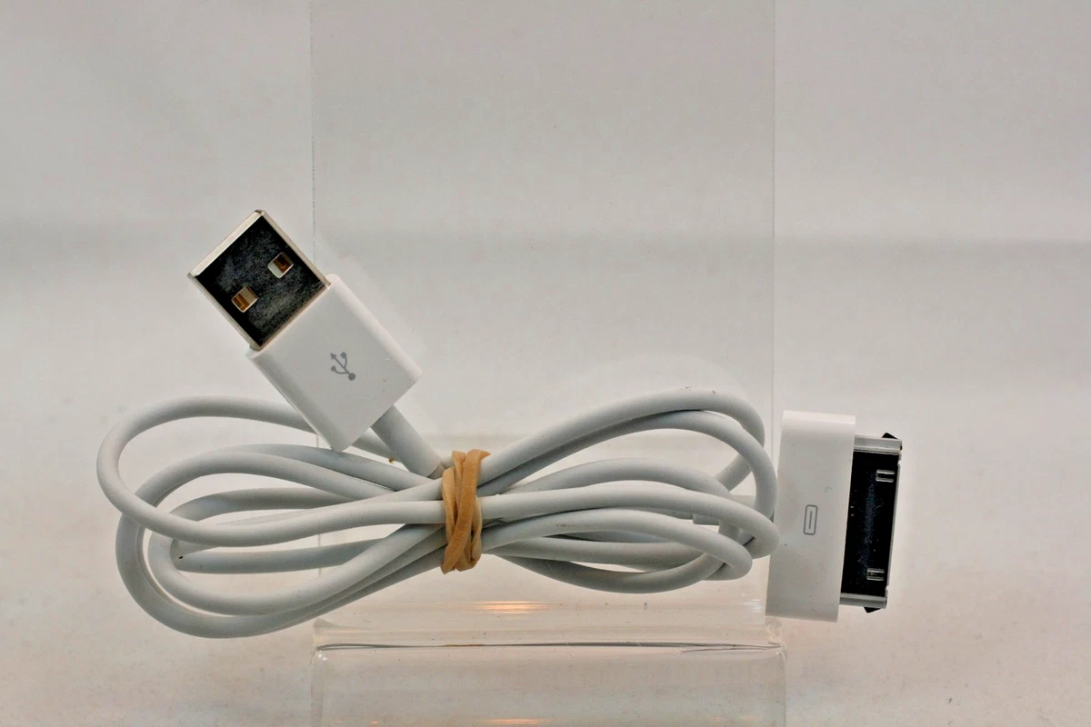 Genuine Apple 30-Pin dock ADC to USB cable for iPod Classic 4th