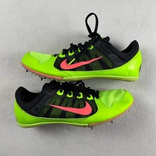 Nike Rival MD Track Spikes Neon Green Pink Running Shoes US 9.5 UK 8.5 EUR 43