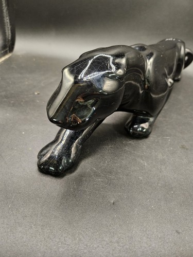 VTG. Royal Hager Stalking Black Panther Figurine - Afbeelding 2 van 6