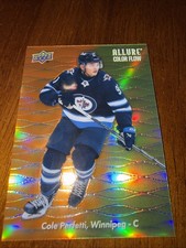 2023-24 Upper Deck Allure - Color Flow Cole Perfetti #CF-13 Orange Yellow Jets