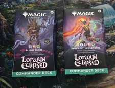 MTG Lorwyn Eclipsed - Commander Deck Set of 2 - In hand