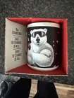 Coca Cola Happy Polar Bears Group Mug Gibson 1990s Vintage Ceramic 16 oz  NIB