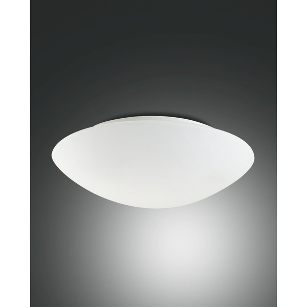 Deckenleuchte Pandora, E27, Metall / Geblasenes Glas, Weiß, Ø 36Cm-image
