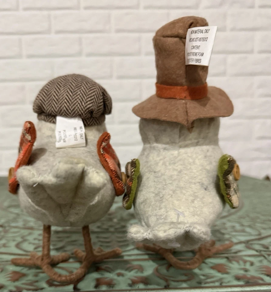 Copper 2017 Target Spritz Felt Bird Decor Collection Thanksgiving Fall Plaid - Image 3 of 4