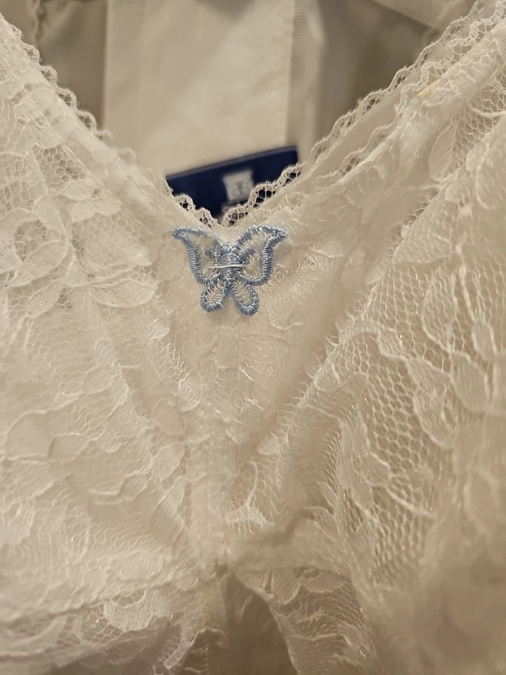 Colesce Couture Lingerie Lace White Unpadded Wire-Free Bra; Style 707; Size 44 J - Image 2 of 4