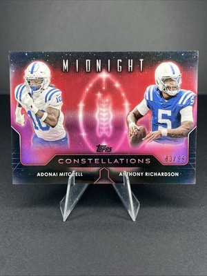 2024 Topps Midnight Twilight 83/99 Adonai Mitchell Anthony Richardson #C-9