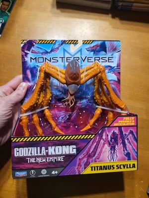 MonsterVerse Godzilla Kong The New Empire TITANUS SCYLLA Playmates Figure