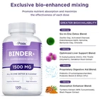 Binder Detox - Activated Carbon,Zeolite - Liver Detox & Cleanse,Digestive Health