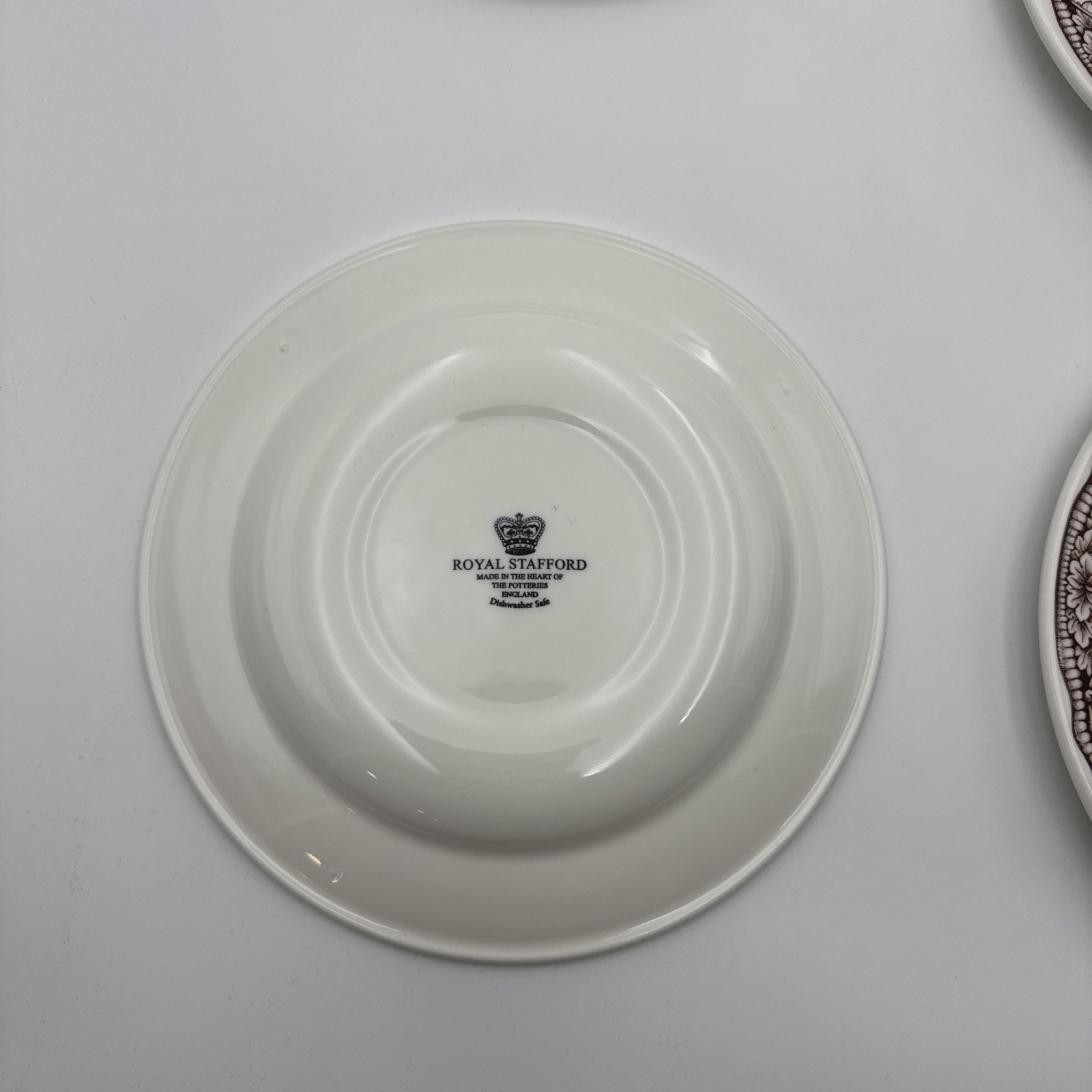 Royal Stafford Homeland Thanksgiving 8” Salad Plates Pheasants Acorn Trim. New