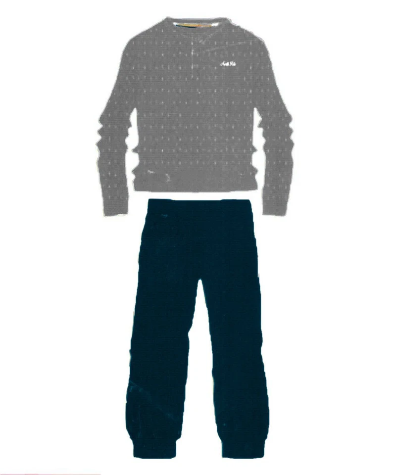 NORTH POLE Pigiama Uomo Invernale PIU10 Manica Lunga in Caldo Cotone - Immagine 3 di 3