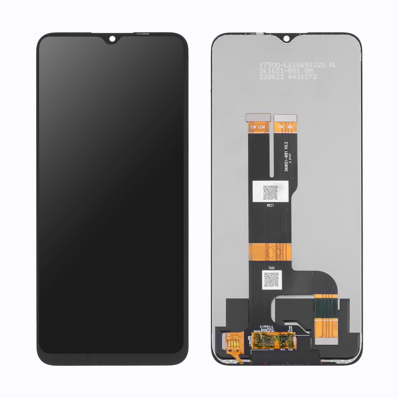 Bloc écran LCD C31 noir pièce rechange vitre tactile affichage complet