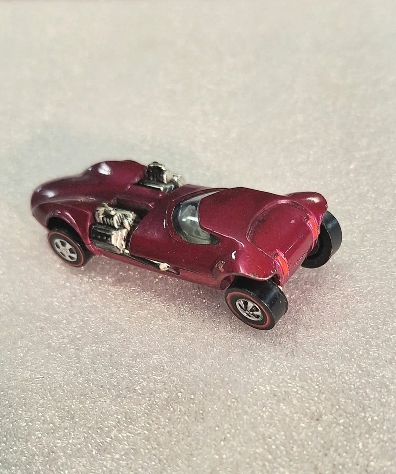 Hot Wheels Redline 1969 Twin Mill en Difícil de Encontrar Rosa Cremoso, Absolutamente Hermoso, En Foto 4 de 4