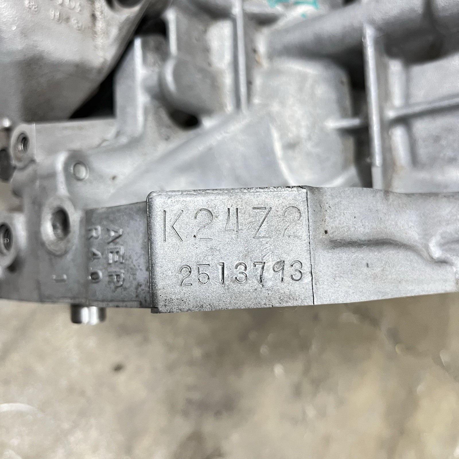 2008-2012 Honda Accord Engine Motor K24Z2 Assembly 2.4L Dohc JDM