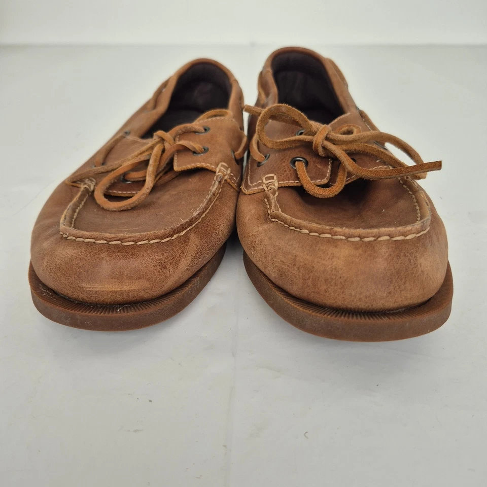 ROCKPORT Zapatos de Barco 8 Cuero Marrón Para Hombre Cubierta Clásico Casual ... - Imagen 4 de 4
