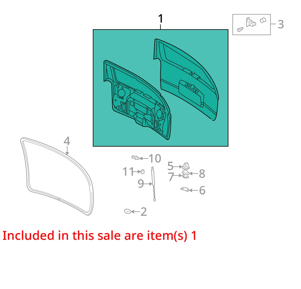 (LOCAL PICKUP ONLY) Trunk/Hatch/Tailgate Fits 06-07 RAINIER 632852 Foto 3 de 4