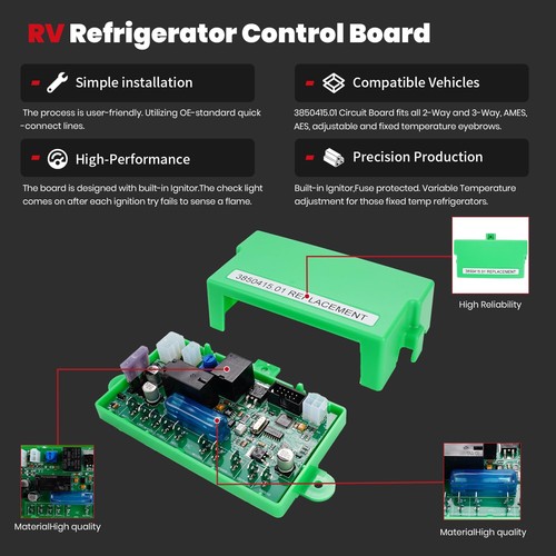 RV Refrigerator Control Circuit Board fits for Dometic 2-Way & 3-Way Replacem... - Bild 3 von 7