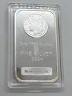1 oz. Highland Mint Silver Bar - Morgan Dollar Design .999+ Fine