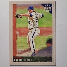 2022 Panini Diamond Kings #61 Corbin Burnes Artist's Proof Blue