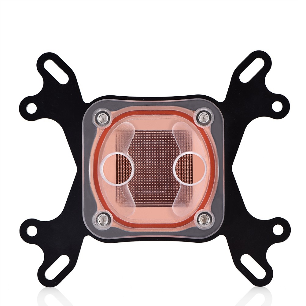 Computer PC CPU Water Cooling Block Waterblock Liquid Cooler 50mm Copper Base