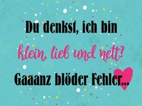 Holzschild 30X40 Cm Du Denkst Ich Bin Klein Lieb Deko Geschenk Holz Schild