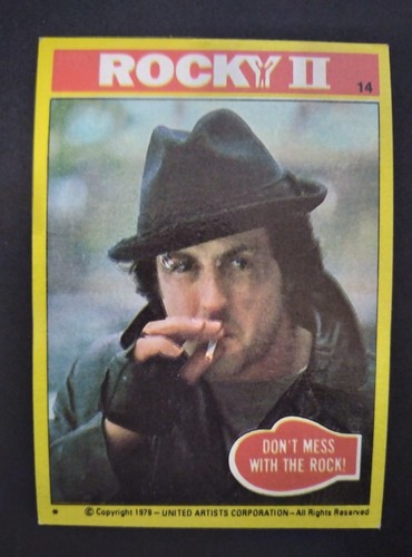 1979 Rocky II trading cards - Pick your cards, Complete your set - Picture 8 of 65