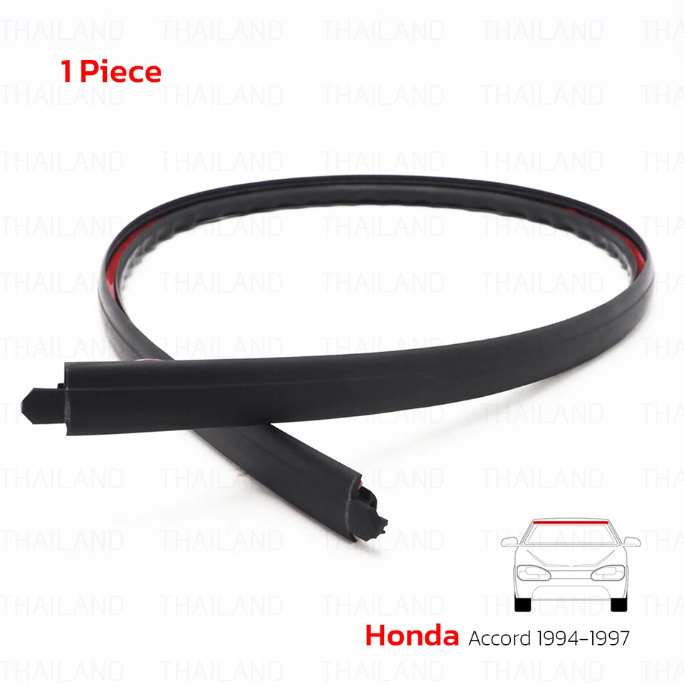 Front Upper Windshield Rubber Weatherstrip For Honda Accord CD 4D 1994 - 1997 Foto 4 de 4