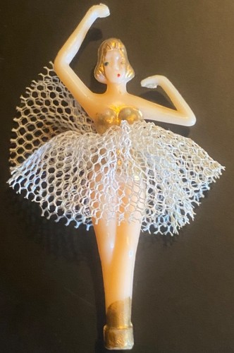 Vintage Antique Ballet Dancer Mini Small Size Doll Plastic - Bild 3 von 7