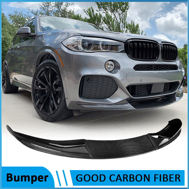 新品 BMW X5 F15 フロントリップスポイラー カーボンルック KS30