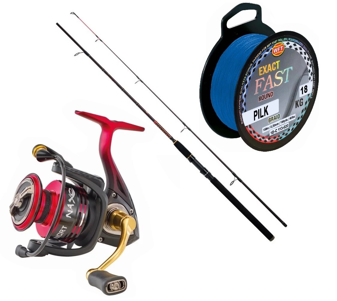 WFT Pilkcombo Royal NC Jig & Pilk 2,40м / 40-160 г + Рулетка Ryobi Naxo + Шнур
