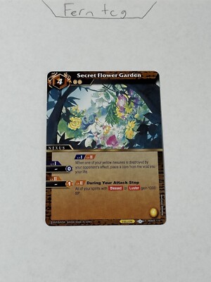 Battle Spirits Saga Secret Flower Garden Common NM False Gods Ships Same Day
