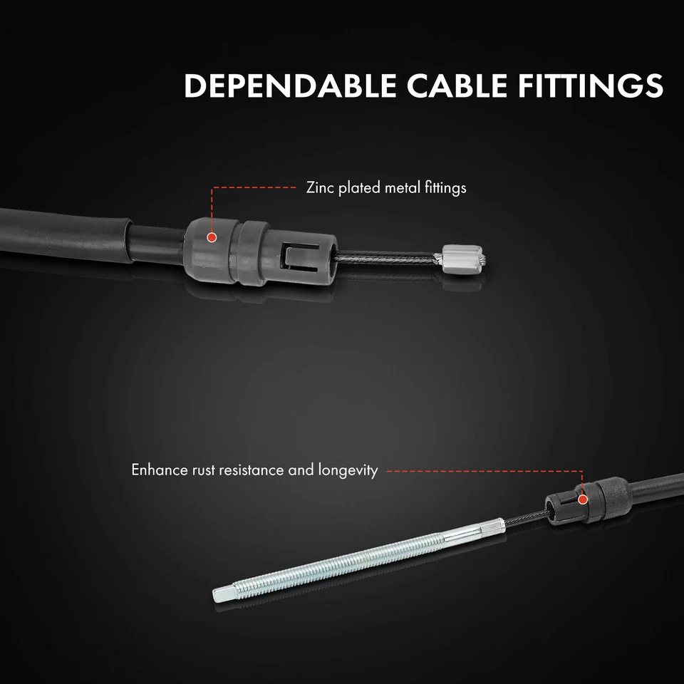 Cable de freno de estacionamiento para Chevrolet Uplander 05-06 Pontiac Montana relé trasero izquierdo Foto 4 de 4