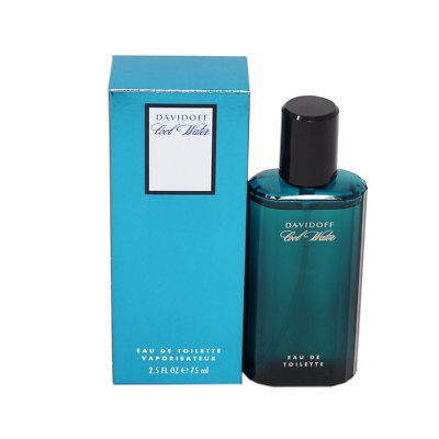 DAVIDOFF COOL WATER EAU DE TOILETTE NATURAL SPRAY 75 ML/2.5 FL.OZ. NO CELLOPHANE