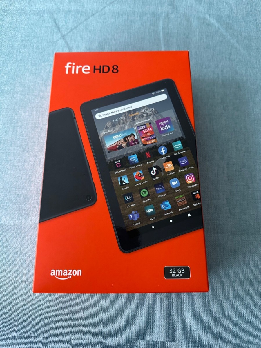 Amazon Fire HD 8 (8th Generation) 32 GB, Wi-Fi, 8 in - Black (with