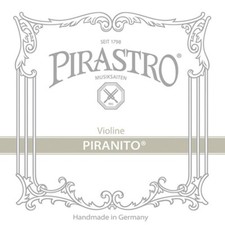 Pirastro PIRANITO 4/4 Violin Strings SET E-Cgl A Chrome Steel, Violin Strings...