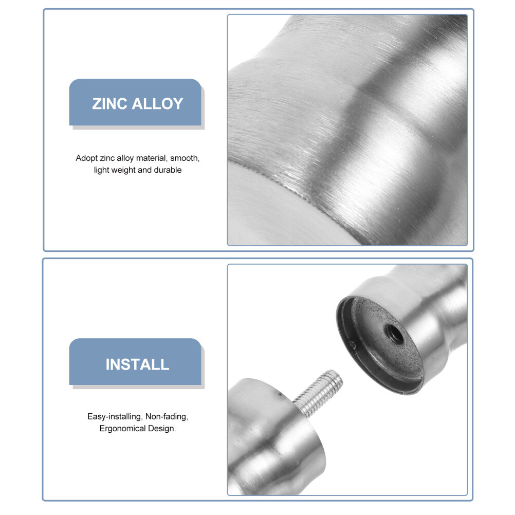 Bathroom Door Handle Shower Replacement Parts Universal Zinc Alloy Knob Glass