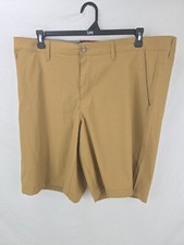 Chaps burlwood khaki performance shorts men's 38 waist NWT