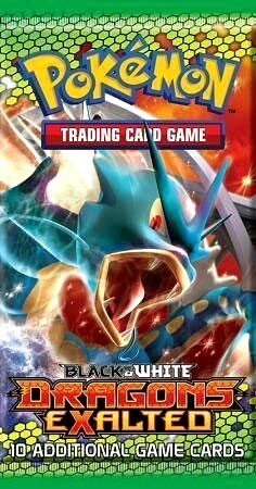 pokemon dragons exalted booster pack Pokemon Black & White Dragons Exalted Booster Pack