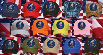 USN SEABEES HAT PATCH NAVAL US NAVY GIFT USA VETERAN GIFT USA WOW