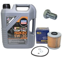 MotoröL Set 5W-30 5 Liter + ÖLfilter SH 410 + Schraube FüR BMW 3Er 5Er E34 E36