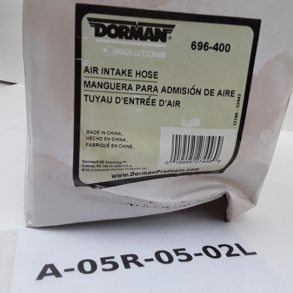 Dorman 696-400 Engine Air Intake Hose Fits Kia Sephia Spectra 1998 1999-2004 - Image 4 of 4