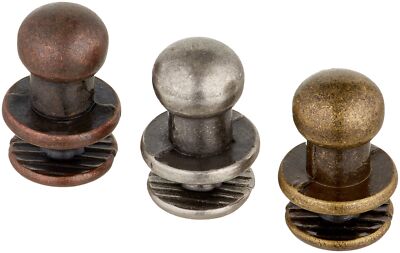 Advantus Corporation 12 Fasteners Assorted Antique Finishes Th92731