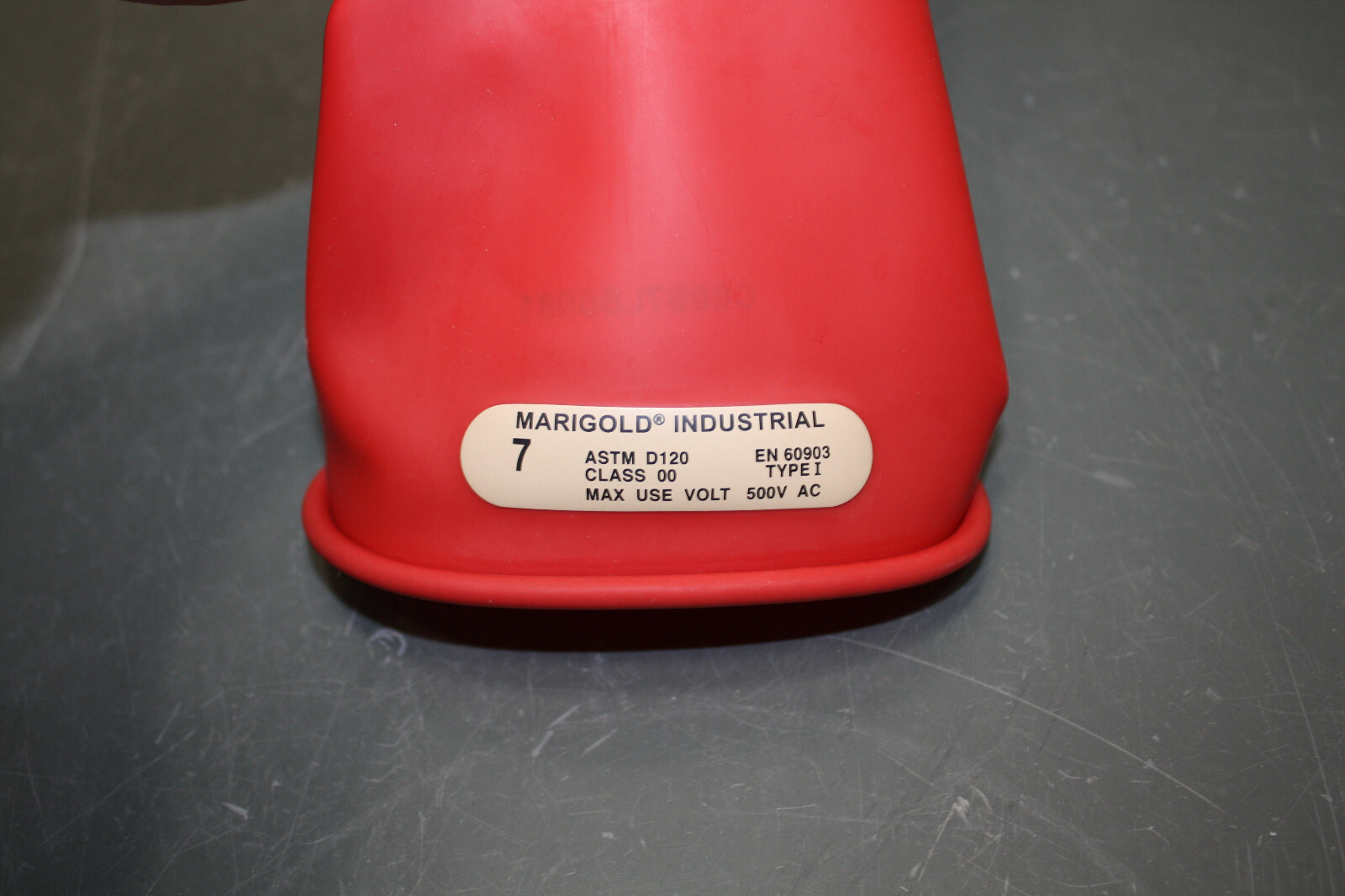 Ansell Marigold Electrical Insulating Gloves CLASS 00 R 11, Red, Size 7, 500V AC eBay