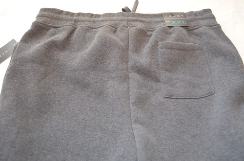Image Men's Sweat Pants Jogger Pant Heather Charcoal Fleece Size XXL 2XL NWT - Picture 5 of 5