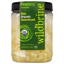 Wildbrine Raw Organic Sauerkraut Healthy Probiotic Raw Fermented 50 oz