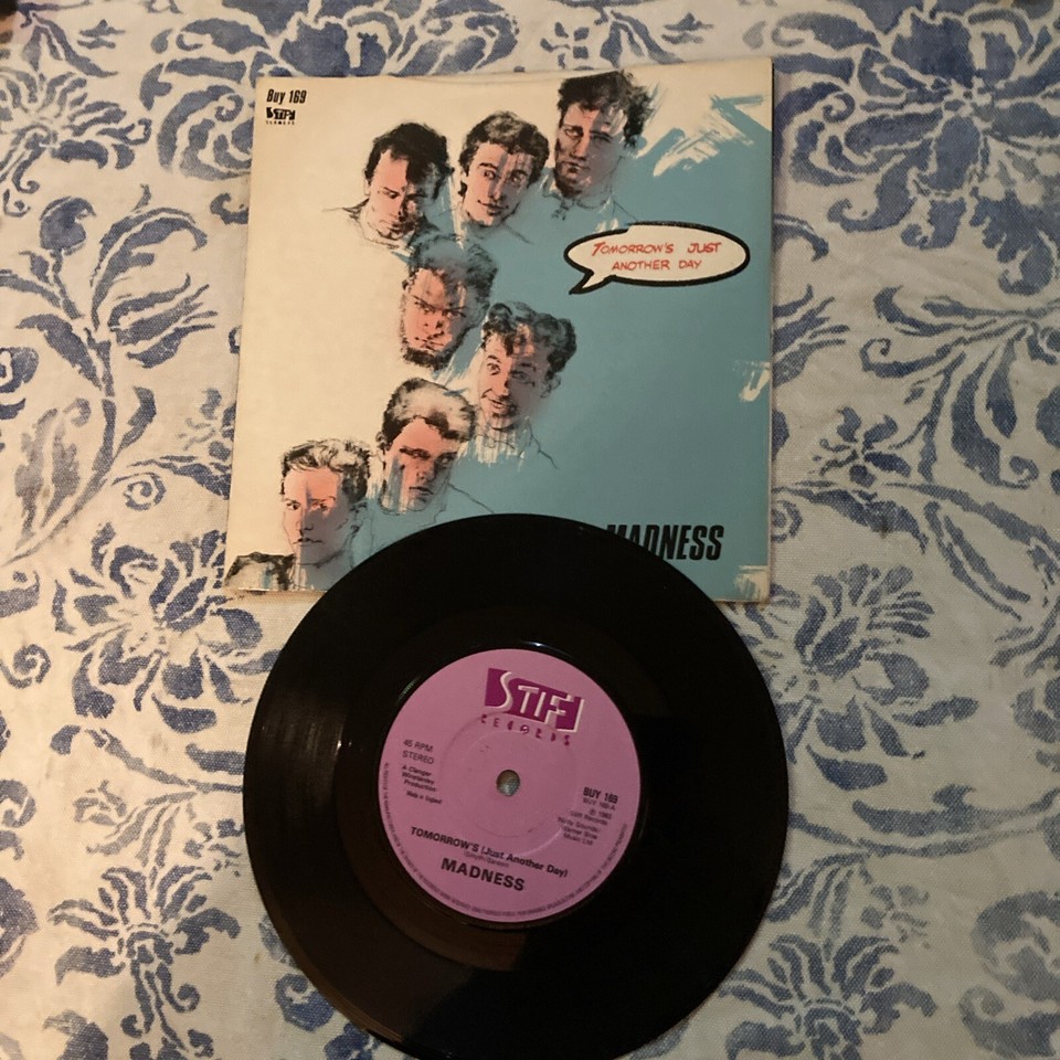 Madness Is All In The 7" STIFF BUY169 1983 UK issue P/Sleeve EX/VG+
