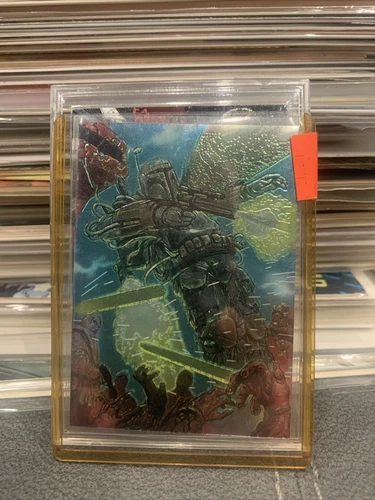 1996 TOPPS STAR WARS FINEST ALL-CHROMIUM SERIES ONE SWF 1 Boba Fett Vintage